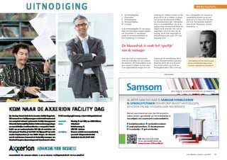 19Facto Magazine nummer 4 april 2013
thema hospitality
(Advertentie)
0 	 Vervreemdingsfase
I 	 Pioniersfase
II 	 Verbindingsfase
III	 Structureringsfase
IV	 Groeifase
In de vervreemdingsfase (0) zijn organi-
saties van hun klanten/gasten afgedre-
ven. Een pionier (I), veranderaar,
neemt de verantwoordelijkheid om
daar verandering in te brengen.
Door zijn inzet en enthousiasme
vindt hij verbinding (II) met anderen
die meedoen. Het belangrijkste is om
hun aanpak te richten op daar waar
in de organisatie de energie voor ver-
andering zit. Oftewel: richten op die-
genen die er zin in hebben in plaats
van op hen die weerstand hebben.
De sleutelwoorden zijn: ‘olievlekwer-
king en sneeuwbaleffect’. Als de be-
weging enige omvang heeft krijgt het
impact op de structuur (III) van de
organisatie. Dat is de start van de
borging. Als de hele organisatie in
ontwikkeling komt, groeit (IV) deze
langzaam door.
Gedurende de ontwikkeling zullen
er fase/timingverschillen optreden.
Sommige delen zijn al in de groei-
fase terwijl andere nog in de ver-
bindingsfase zitten. Dat is niet erg,
het is belangrijker dat mensen in
ontwikkeling komen op het mo-
ment dat ze er klaar voor zijn dan
dat ze op ‘het geplande moment’,
zoals bij een blauwdruk, moeten
veranderen. ‹‹
*John Hokkeling van GUEST houdt zich bezig
met het in ontwikkeling brengen van gast-
heerschap in organisaties (zie www.guest.nl).
De blauwdruk is vaak het ‘speeltje’
van de manager
 