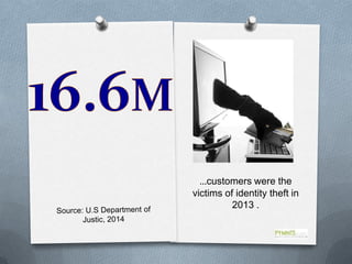 …customers were the
victims of identity theft in
2013 .
 