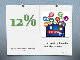… increase in online sales
estimated for 2014.

 
