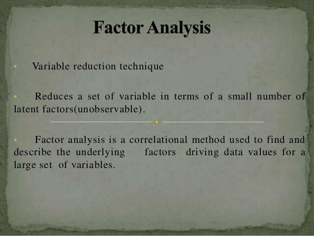 unity definition factor analysis unity definition factor analysis