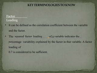 Factor analysis. Research Methodology pptx | PPTX