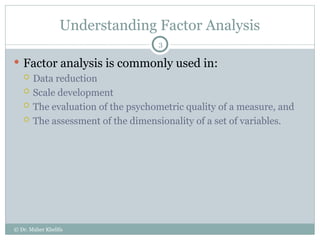 Comprehensive Guide to Factor Analysis Using SPSS for Data Reduction ...