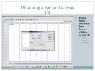 Comprehensive Guide to Factor Analysis Using SPSS for Data Reduction ...