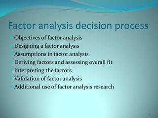 Factor Analysis in Research | PPTX