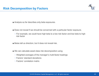 Factor Analysis: Understanding Portfolio Risk | PDF