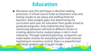 factor analysis in python | educational research... Factor Analysis as a Research Technique.pptx