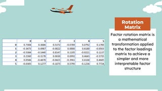 Applying Factor Analysis on Airline Dataset | PPTX