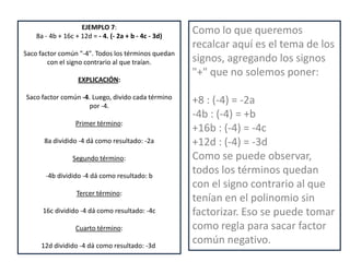 Factor común | PPTX