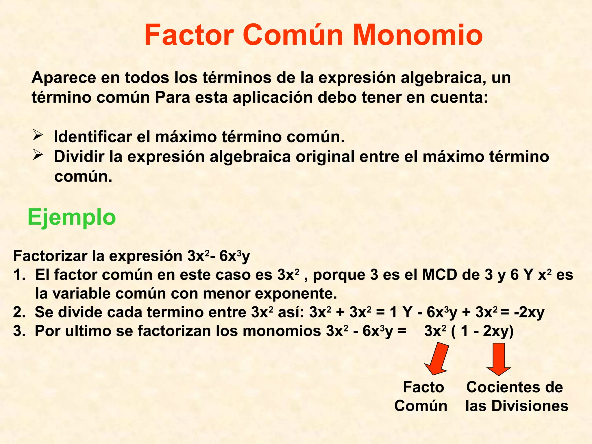 Factor comun | PPT
