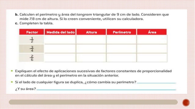Factor constante de proporcionalidad