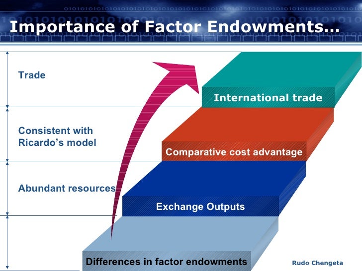 Factor Endowments And Effect On Trade