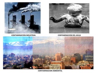 CONTAMINACION INDUSTRIAL CONTAMINACION DEL AGUA CONTAMINACION AMBIENTAL 