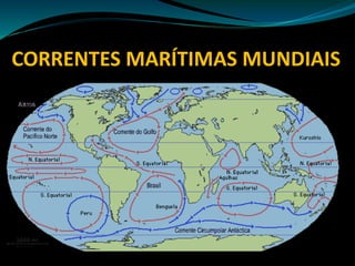 CORRENTES MARÍTIMAS MUNDIAIS
 