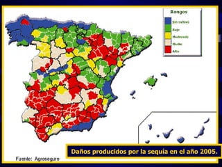 Factores físicos que condicionan el sector agrario español