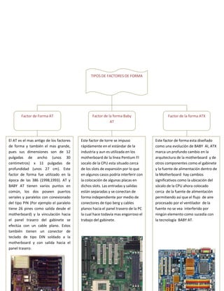 Factores de forma y fuentes de poder (2)