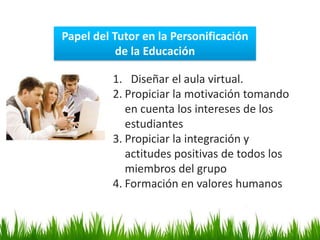 PERSONALIZACIÓN DE LA EDUCACIÓNProceso dinámicoAutonomíaIndividualizaciónAutodeterminaciónInteracciónInteriorizaciónLIBERTAD