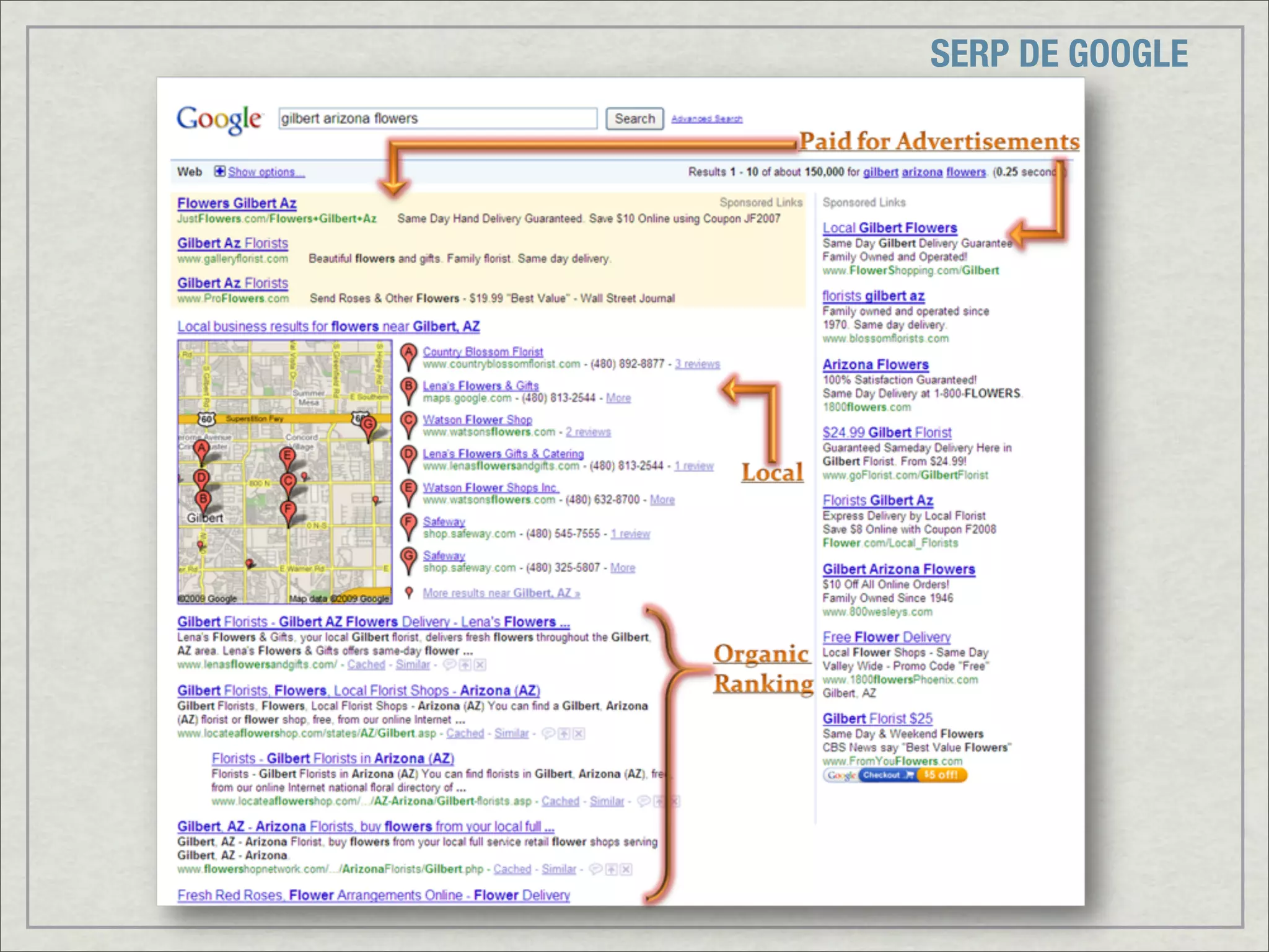 SERP DE GOOGLE