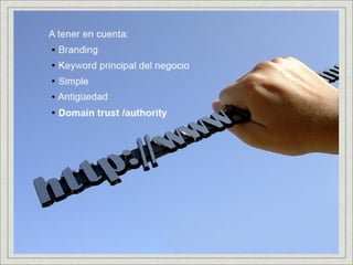 Factores de posicionamiento en internet