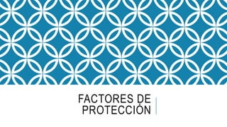FACTORES DE
PROTECCIÓN
 
