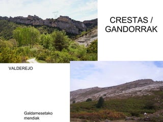 CRESTAS / GANDORRAK VALDEREJO Galdamesetako mendiak 