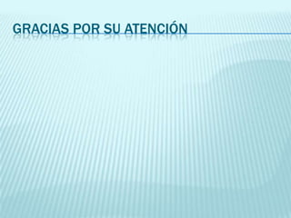 GRACIAS POR SU ATENCIÓN
 