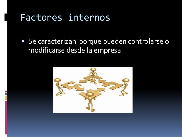 Factores internos y externos de los sistemas