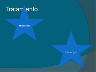 Tratamiento
Hormonal
Quirúrgico
 