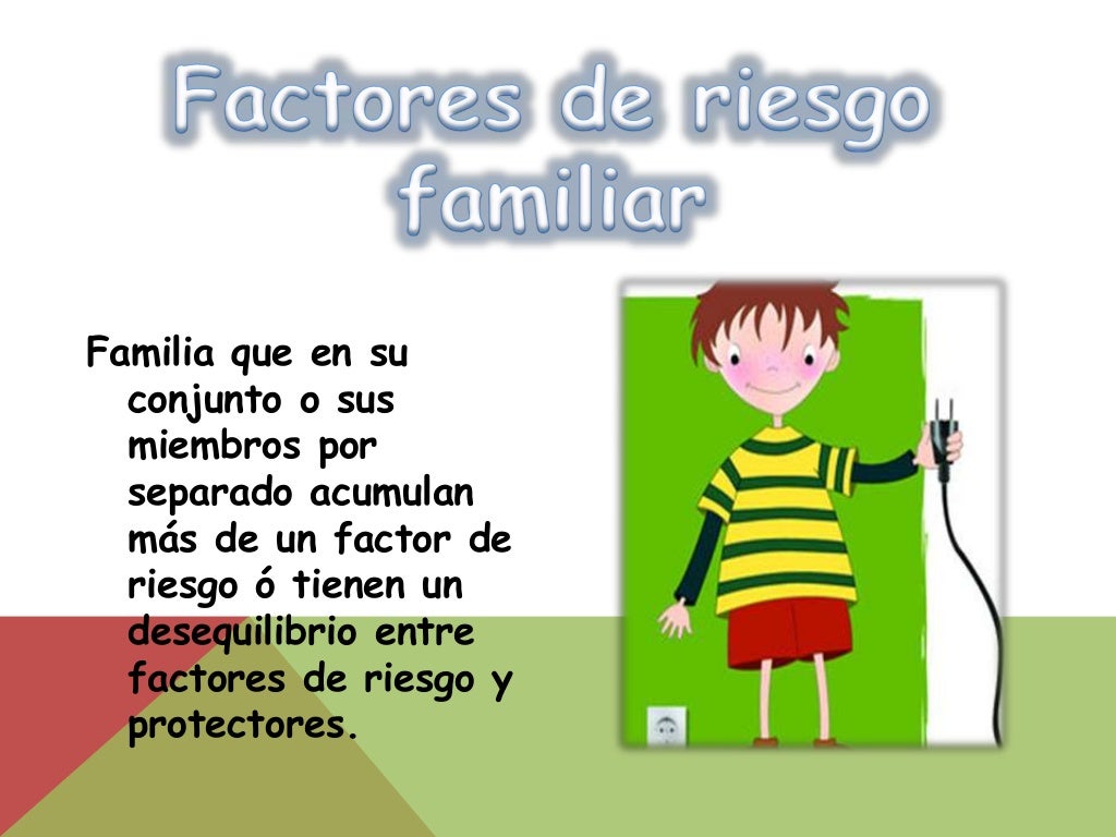 Factores protectores y de riesgo familiar