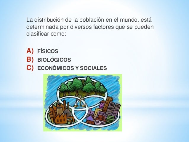 Factores que afectan el desarrollo de poblaciones