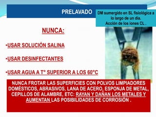 PRELAVADO11COMO REALIZAR EL PRELAVADO:Preparar contenedor con la solución de prelavado según indicación del fabricante . 