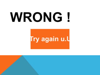 WRONG !
Try again u.U
 