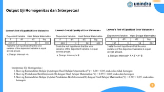 Mata Kuliah Desain dan Analisis Eksperimen Topik Factorial Design dan ...