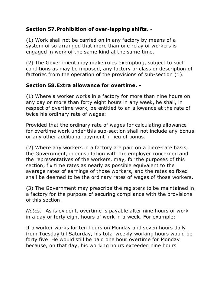 Factories Act