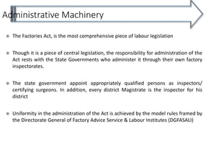 Factories act 1948 | PPTX