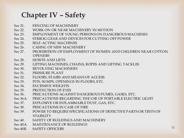 Factories Act 1948
