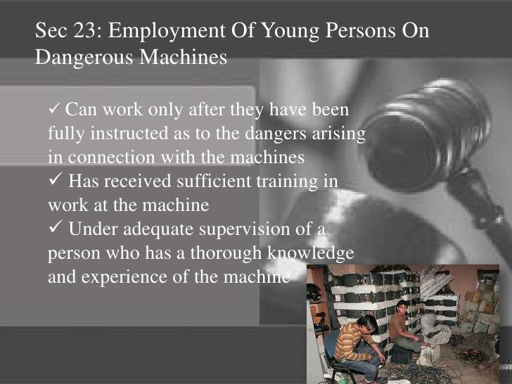 Factories act,safety measures