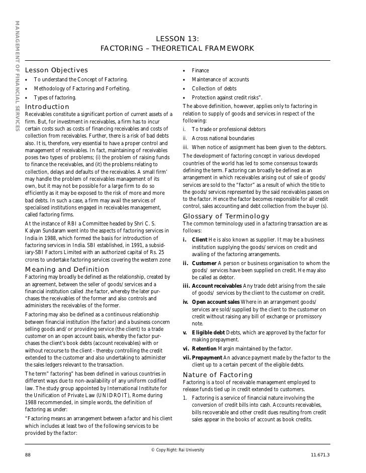 factoring slideshare