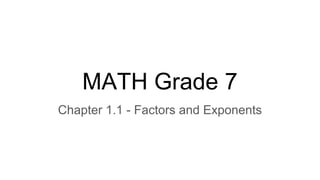 Factoring and multiples | PDF