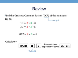 Greatest common monomial factor on sale calculator
