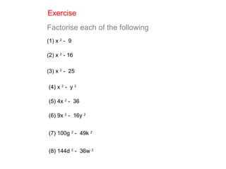 Factorising For 3um