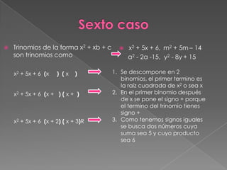 Factorización | PPTX