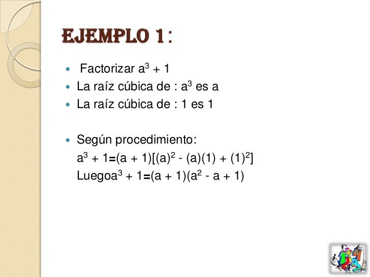 Factorizar X Al Cubo Mas 1