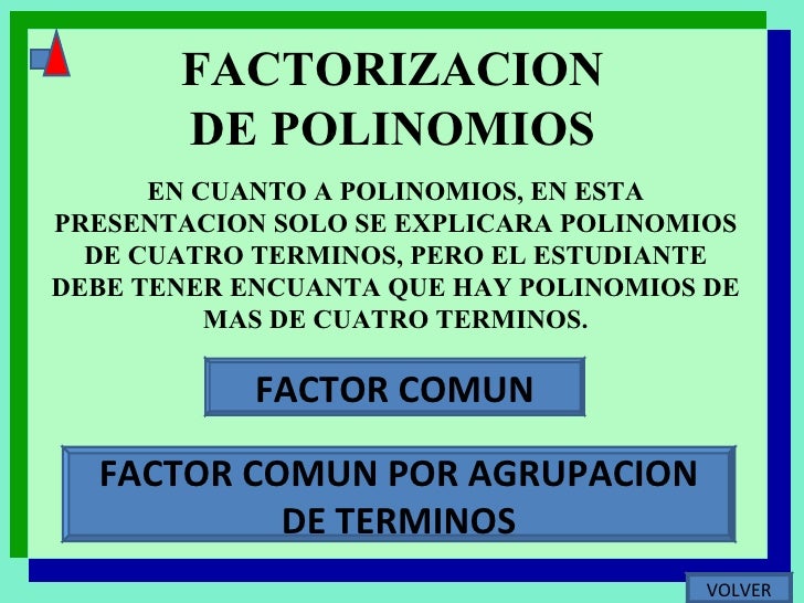 Factorizacion
