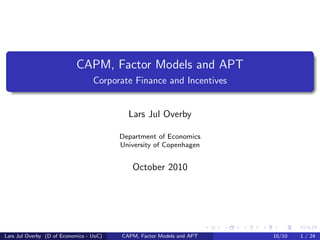FACTOR MODELS CAPM .pdf
