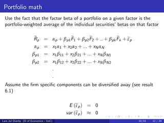 FACTOR MODELS CAPM .pdf