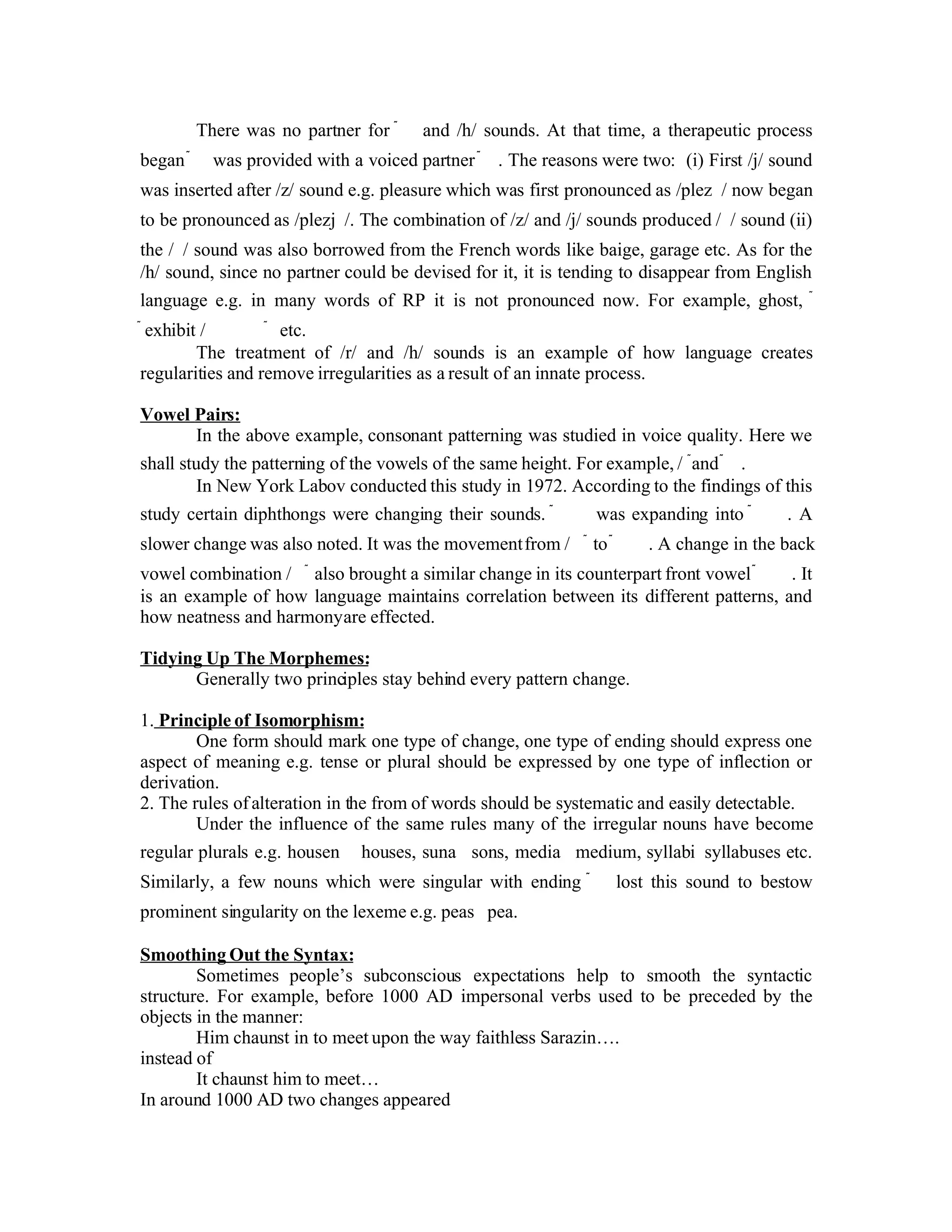 Factors Of Language Change 1