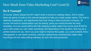 How Long Does it Take?
As with the cost, the time required to create a video depends on many factors. In Andrew
Stapleton’...