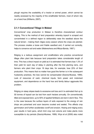 Factors affecting adoption of conservation agriculture in malawi | PDF