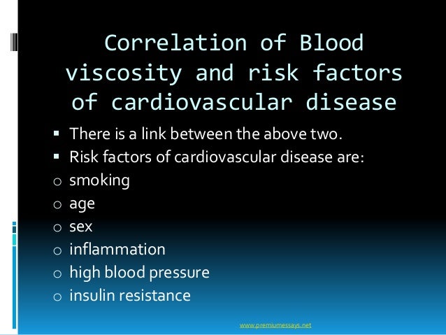 blood viscosity blood viscosity