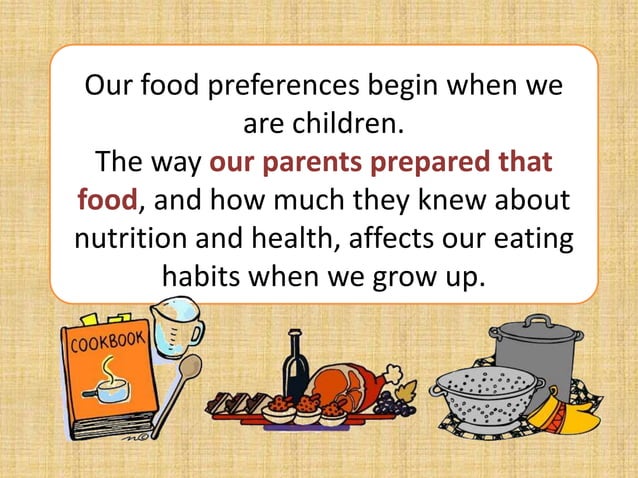 Factors affecting eating habits | PPT